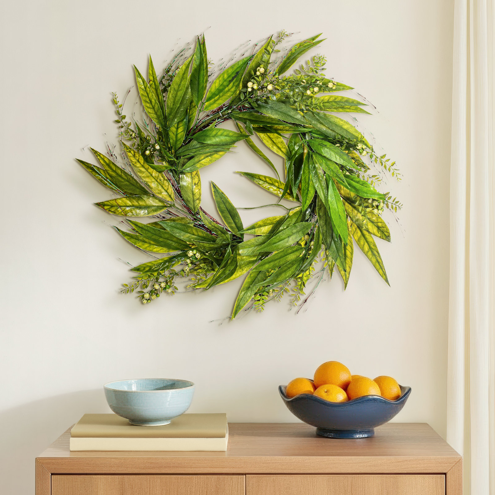 Artificial 24" Willow Wreath