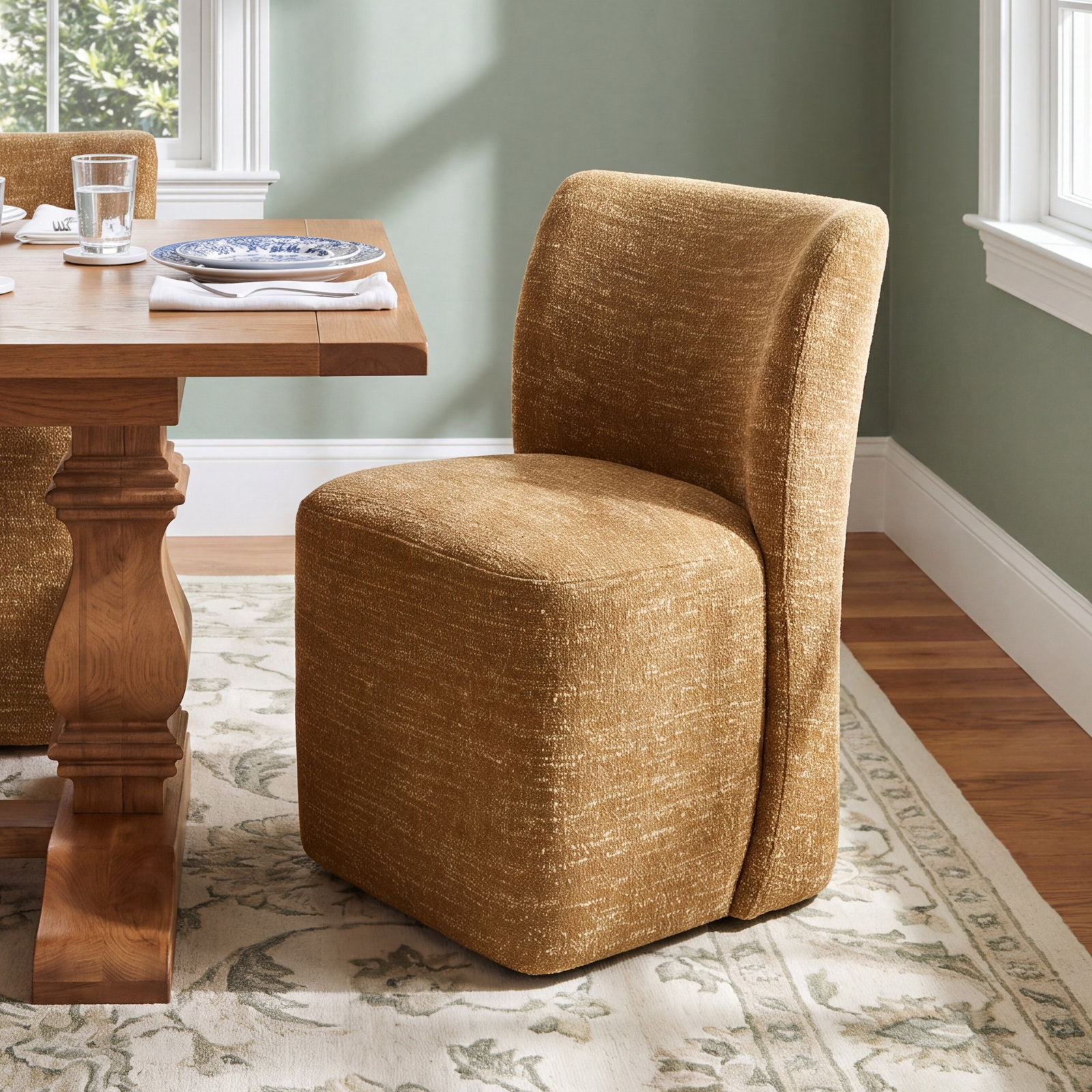 Madie Dining Chair, Mustard