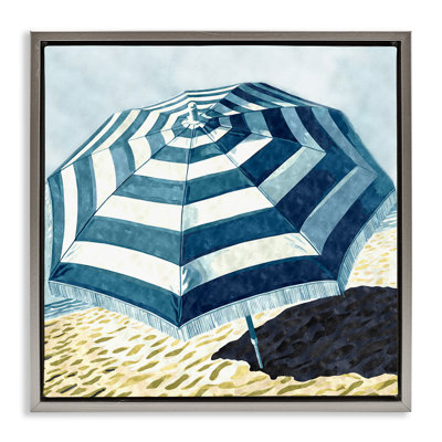 Parasol rayé
