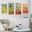 27 oiseaux par Jennifer Lommers - ensemble de 4 reproductions sur toiles tendues-1258736420
