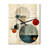 Deconstructed Moon Phases Retro Minimal I - Transitional Wall Clock Oversized-99637406
