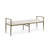 Mathis Modern Hammered Metal 60" Accent Bench-124262812