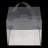 Set Of 50 Clear Cake Boxes Rectangle Cake Carrier Cake Carrier Box