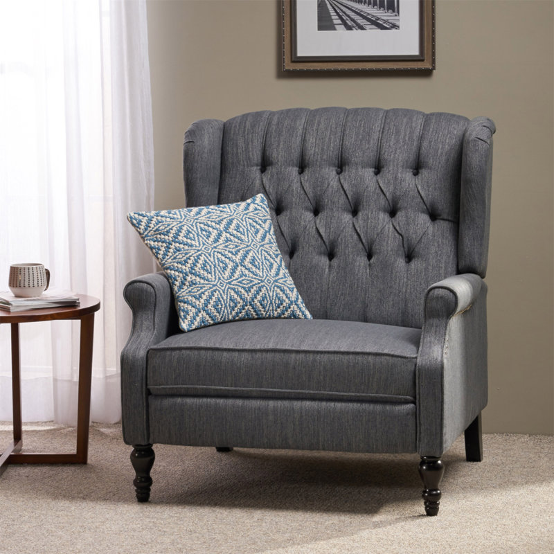 Fauteuil inclinable à un et demi siège, Gris anthracite