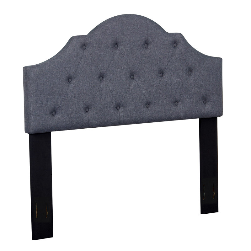 Mindenmines Upholstered Headboard, Dark Gray
