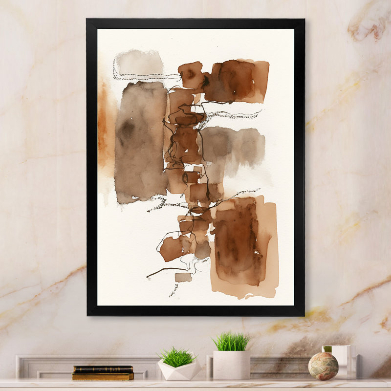 Aristel - reproduction sur toile, Impression noire sur toile encadrée, L 12 po x H 20 po
