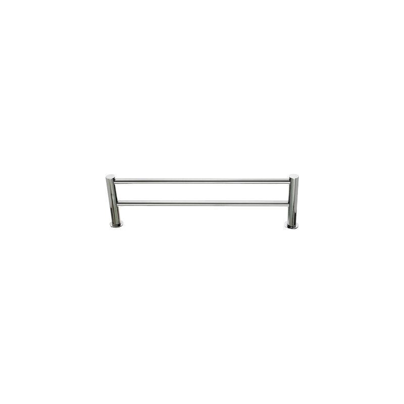 Hopewell Bath Double 19 1/2" Wall Mounted  Towel Bar, Polished Nickel