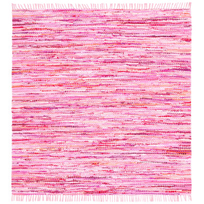 Tapis couleur unie en coton recyclé Ashburt