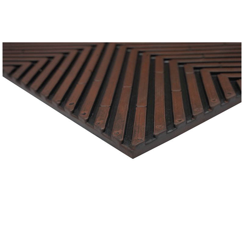 Paillasson mural en bois 18 po x 30 po