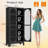 71" Tall Display Cabinet with Glass Door, 5 Tier Metal Curio Cabinet with 4 Adjustable Shelves, Locking Glass Display Case for Collectibles, Showcase Storage Cabinets for Showroom Clinic, White-1090641920
