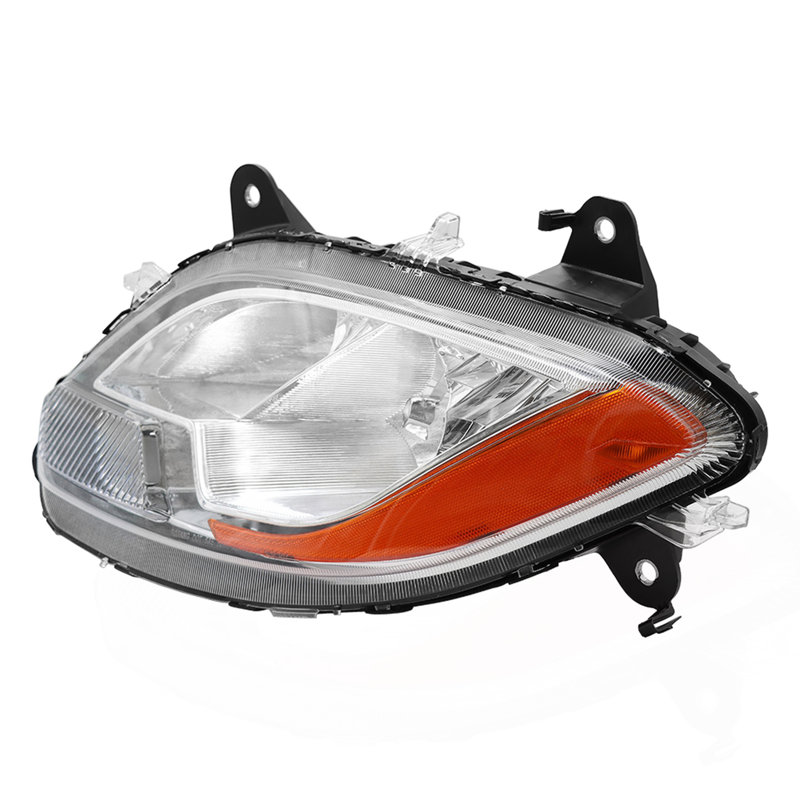 Chrome Headlights Assembly Compatible With 2017-2021  International  LT625  Driver Side