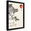 Reproduction d'art encadré noir Suya prune-1282180949