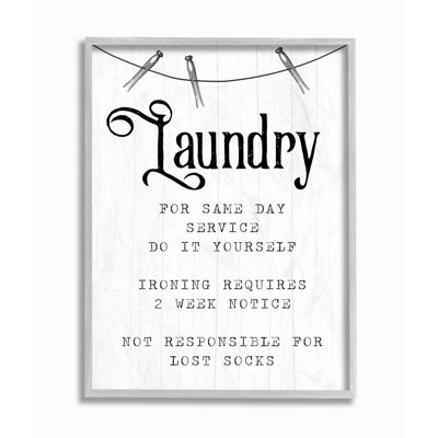 " Family Laundry Room Service Rustic Style Humor " by Daphne Polselli