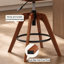 Tabourets de bar pivotants à hauteur réglable avec dossier, tabourets de comptoir modernes en similicuir pour îlot de cuisine-1632543308-1632543309