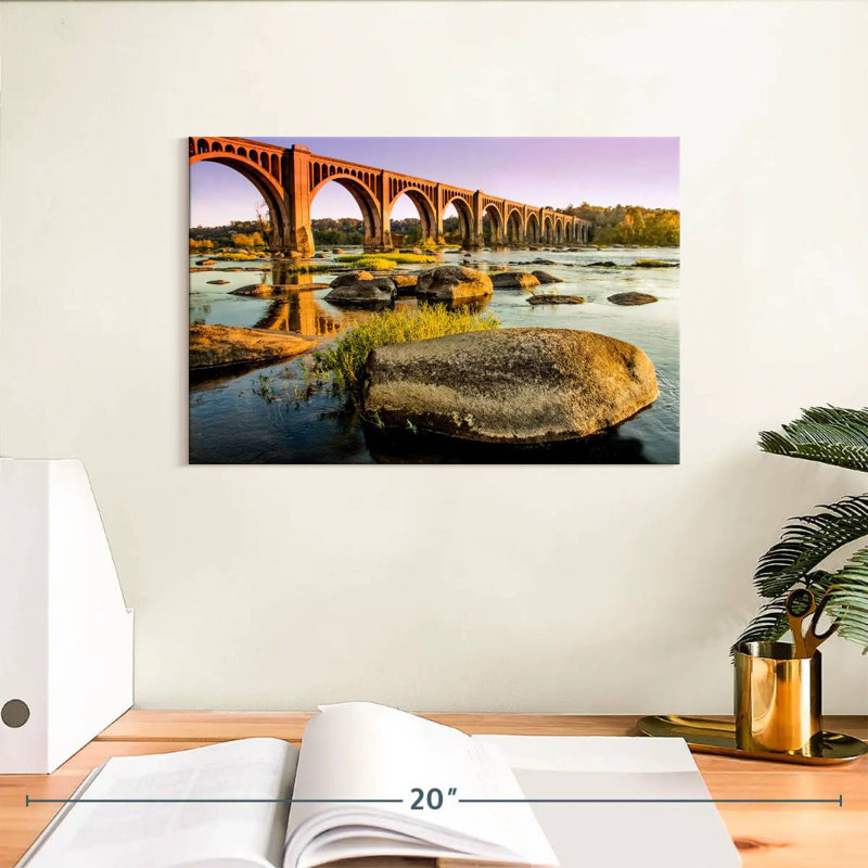 Lilie James River Bridge, 8" H x 12" W
