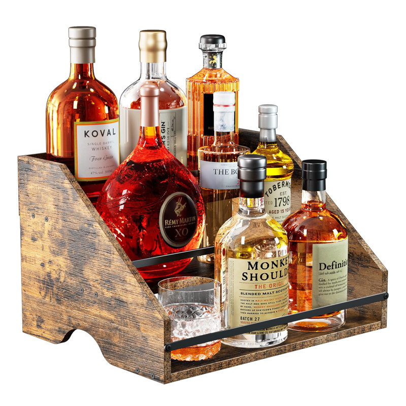 Strykersville Wine Bottle Rack Wooden