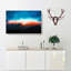 Sunset Behind The Clouds In Abstract - Wrapped Canvas Painting-55359155