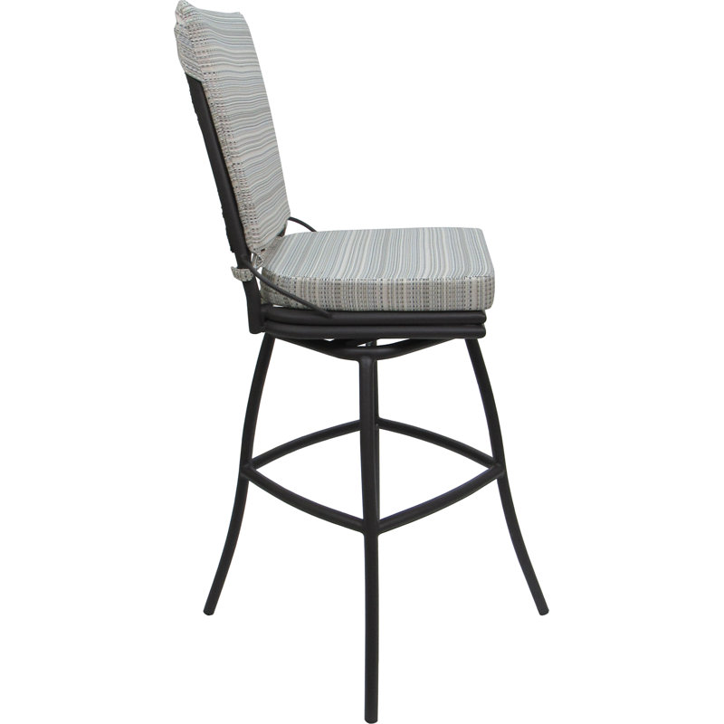 Tabouret de bar extérieur ou intérieur 26 po, Gris