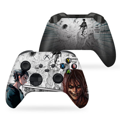 DreamController Attackk On Tittan Custom X-box Controller Wireless compatible with X-box One/Series X/S Proudly Customized in USA with Permanent HYDRO-DIP Printing (NOT JUST A SKIN)