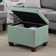 Upholstered Rectangle Storage Ottoman