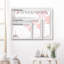 Tableau effaçable mural mural «Bonjour»-1709664239