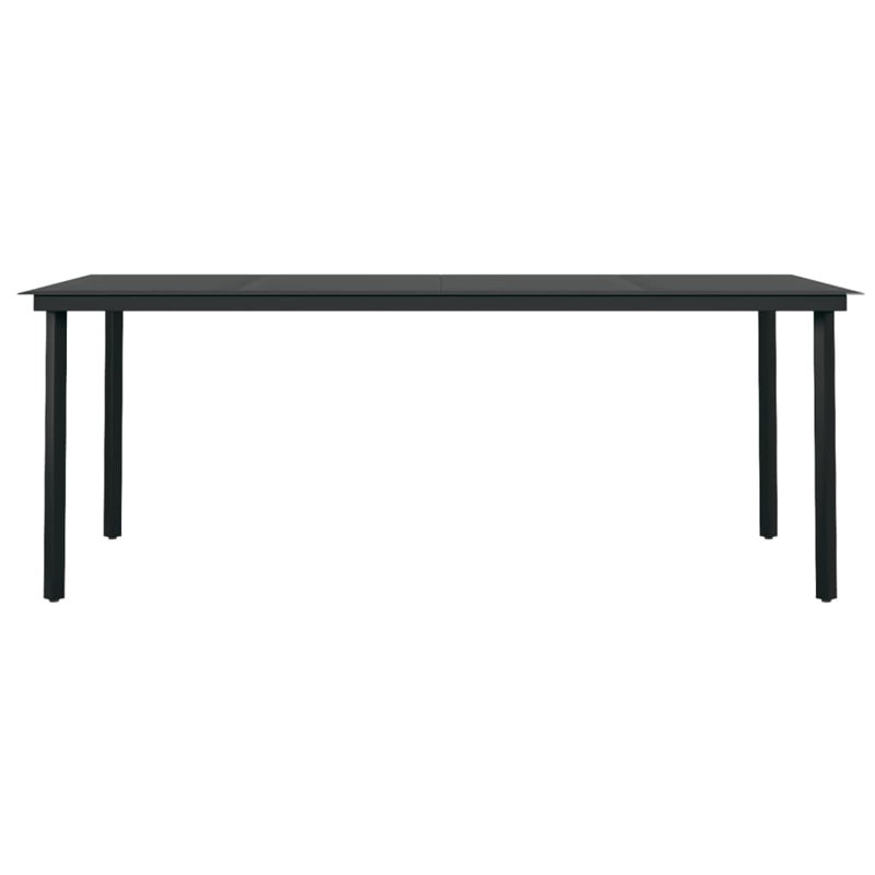 Gurfaan Rectangular Metal Outdoor Dining Table , 200cm cm W 100cm cm D