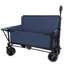 Chariot de chariot pliant convertible 3-en-1 avec banquette et plateau de table pliable monté à l'arrière - Chariot utilitaire robuste de 500 lb, roues tout-terrain d'une capacité de 180 L pour le camping-116829760-116829761