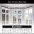 Hrishaan Adjustable Bay Window Single Curtain Rod-898936634