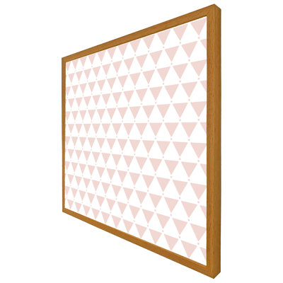 Aryiel Pink Triangles - Single Picture Frame Print