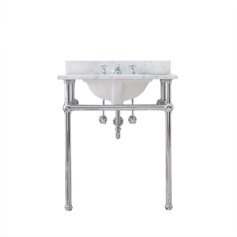 Copeland 30" Wall-Mounted Single Bathroom Vanity Set, Chrome
