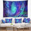 Tapisserie kaléidoscope en spirale abstract blue-28494938