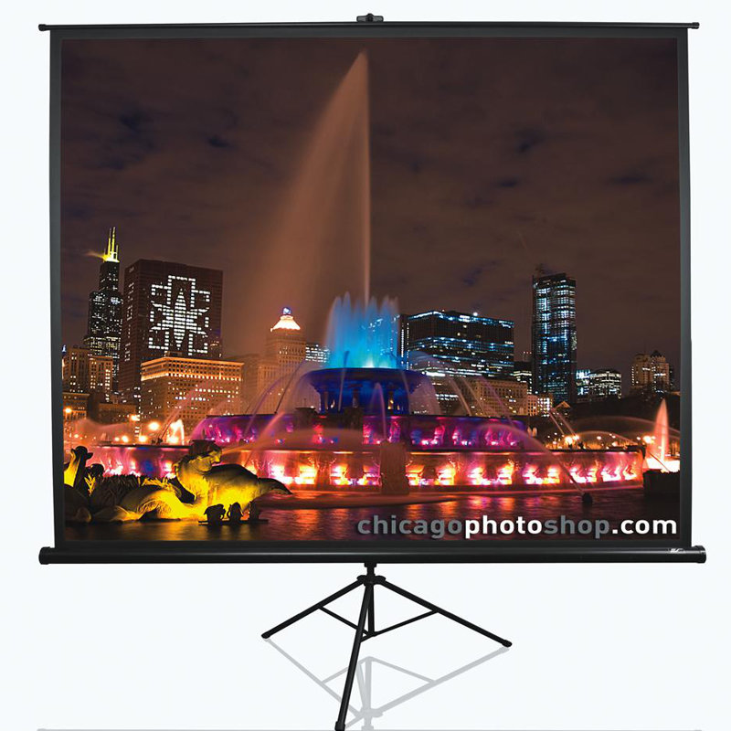 Tripod Series Portable Projection Screen, 72" Diagonal