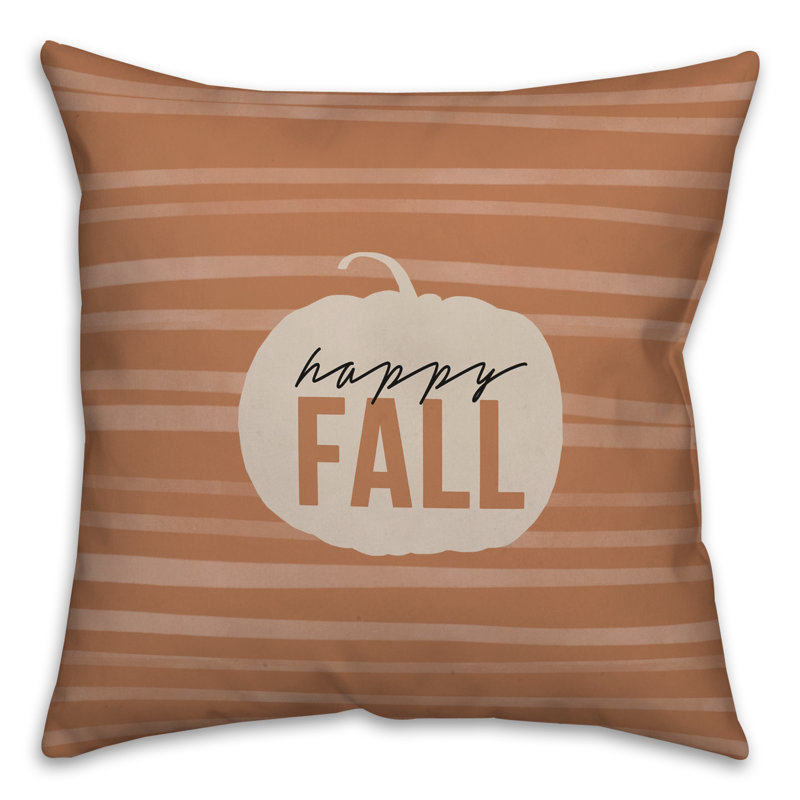 Housse de coussin Happy Insert, 18 po x 18 po