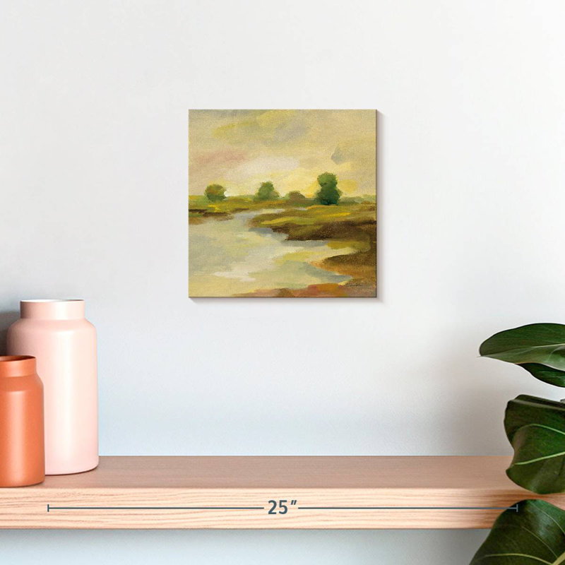 Avery Chartreuse Fields I, H 10 po x l 10 po