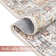 Machine Washable Rug with Rubber Backing for Living Room Boho Non-Slip Dining Room Rug Easy-Cleaning Floor Carpet for Bedroom