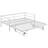 Metal Daybed With LED And Adjustable Trundle