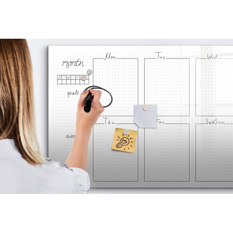 Magnetic Glass Dry Erase Board
