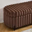 Banc de rangement rabattable en fausse fourrure avec pieds en métal noir-1073593211-1047979547
