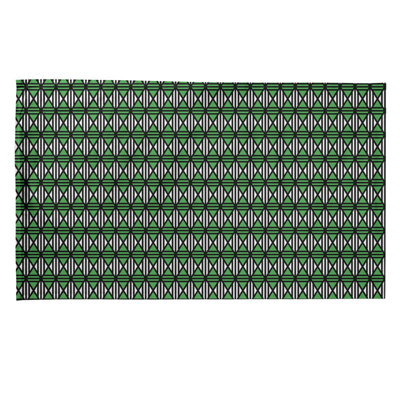Torchon Suoz Classic, Sergé de coton, Vert