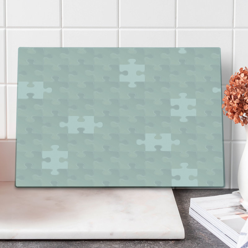 Ambesonne Grey Cutting Board Large Size Game Game Hobby Theme Grey