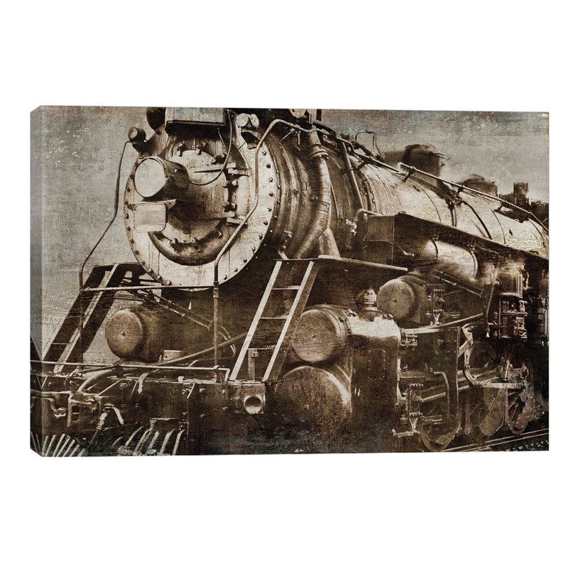 Locomotive by Dylan Matthews - Print on Canvas, 20.32 cm H x 30.48 cm W, Wrapped Canvas