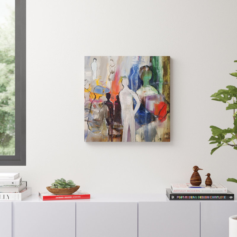 «Picasso's Friends» par Jodi Maas, reproduction d'art sur toile, H 24 po x l 24 po x p 1,5 po