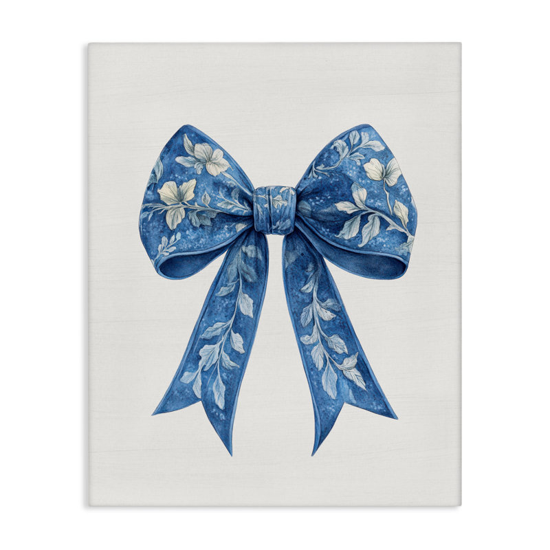 Ruban à motif floral complexe, design avec lettres et doublure, H 20 po x l 16 po