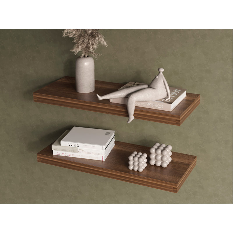 Floating Shelf Dallas, Living Room, Caramel