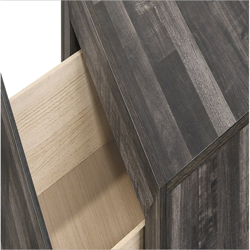 Mobilier de chambre à coucher 1Pc, Brun gris rustique