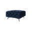 Chesterfield Footstool Bixby with Silver Metal Legs-908942217