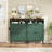 Chea 16 Pair Shoe Storage Cabinet with 2 Doors & Adjustable Shelves-895327720-888213395