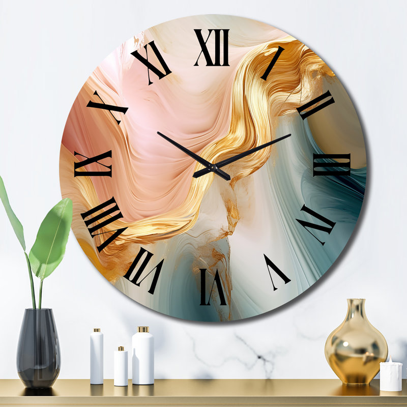 Horloge murale Exquise Wave Harmony, Grand
