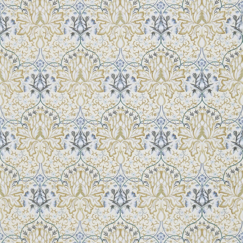 Artichoke Fabric, Soft Gold/Cream