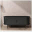 Meuble télé, console de télévision moderne 47 po avec compartiment de rangement et porte coulissante, centre de jeu avec armoire de jeu-1629838037